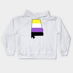 Alabama Non-Binary Pride! Kids Hoodie